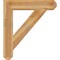 Ekena Millwork Traditional Craftsman Rough Sawn Bracket, Western Red Cedar, 6"W x 34"D x 38"H BKT06X34X38TRA04RWR - alternate 3